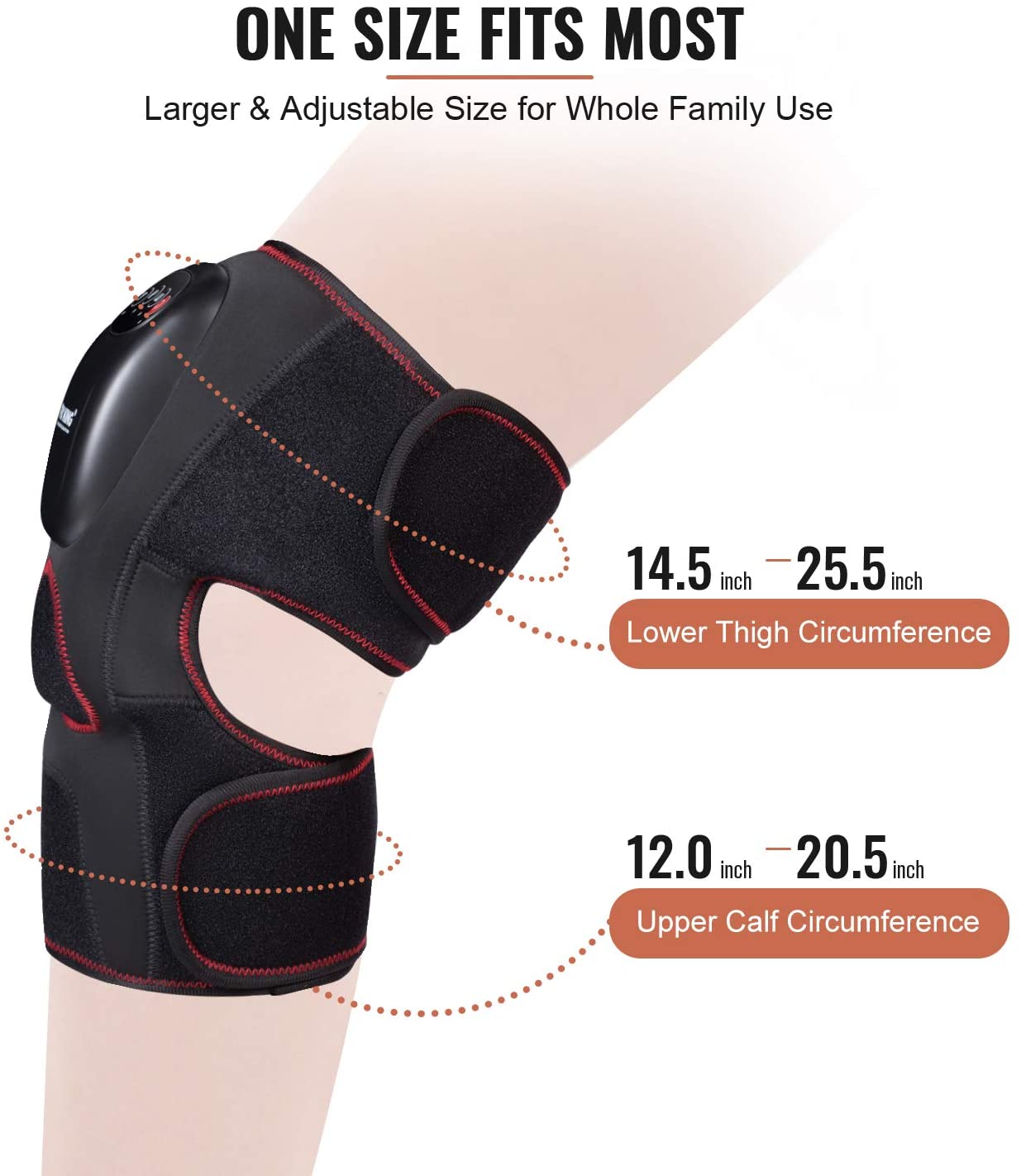 New & Innovative Wearable Knee Pillow with Adjustable Straps
